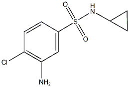 3-amino-4-chloro-N-cyclopropylbenzene-1-sulfonamide