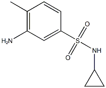 3-amino-N-cyclopropyl-4-methylbenzene-1-sulfonamide