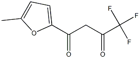 4,4,4-trifluoro-1-(5-methylfuran-2-yl)butane-1,3-dione Structural