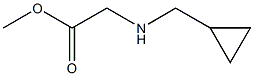 methyl 2-[(cyclopropylmethyl)amino]acetate Structural
