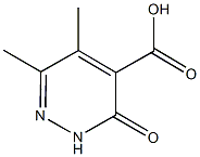 5,6-dimethyl-3-oxo-2,3-dihydropyridazine-4-carboxylic acid Structural