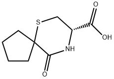 (8S)-10-OXO-6-THIA-9-AZASPIRO[4.5]DECANE-8-CARBOXYLIC ACID Structural