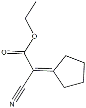 ETHYL CYANO(CYCLOPENTYLIDENE)ACETATE Structural