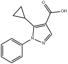 5-CYCLOPROPYL-1-PHENYL-1H-PYRAZOLE-4-CARBOXYLIC ACID