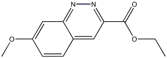 ETHYL 7-METHOXYCINNOLINE-3-CARBOXYLATE Structural