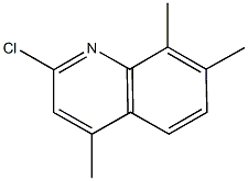 2-CHLORO-4,7,8-TRIMETHYLQUINOLINE Structural