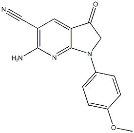 6-AMINO-1-(4-METHOXYPHENYL)-3-OXO-2,3-DIHYDRO-1H-PYRROLO[2,3-B]PYRIDINE-5-CARBONITRILE