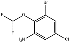 3-BROMO-5-CHLORO-2-(DIFLUOROMETHOXY)ANILINE