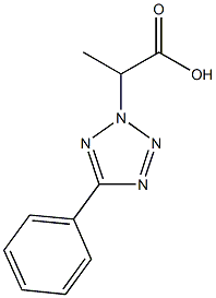 2-(5-phenyl-2H-1,2,3,4-tetrazol-2-yl)propanoic acid