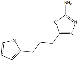 5-[3-(thiophen-2-yl)propyl]-1,3,4-oxadiazol-2-amine