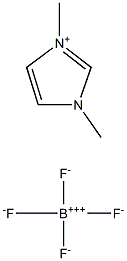 1,3-dimethylimidazolium tetrafluoroborate Structural