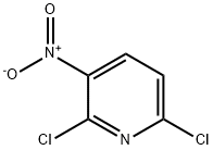 2,6-Dichloro-3-nitropyridine Structural Picture