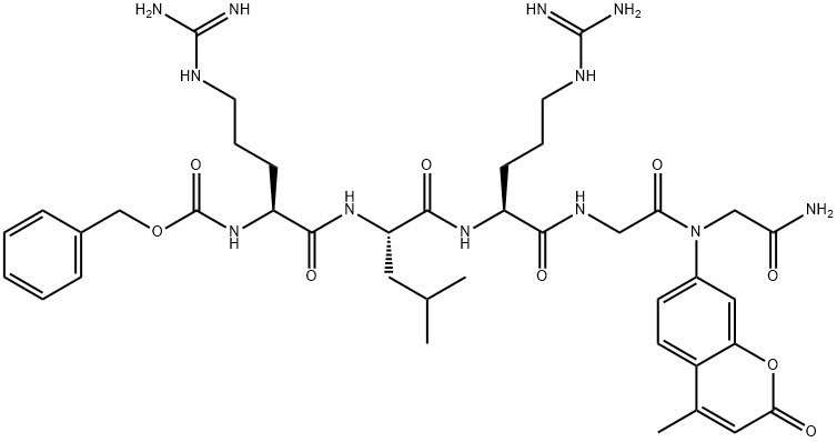 Z-ARG-LEU-ARG-GLY-GLY-AMC Structural