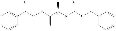 Benzyl (R)-(1-oxo-1-((2-oxo-2-phenylethyl)amino)propan-2-YL)carbamate Structural