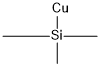 Silane, trimethyl-, copper complex Structural