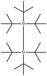 Disilane, 1,1,1,2,2,2-hexakis(1,1-dimethylethyl)- Structural