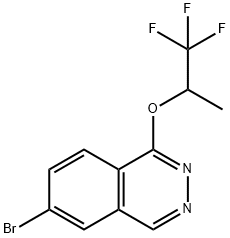 Phthalazine, 6-bromo-1-(2,2,2-trifluoro-1-methylethoxy)- Structural