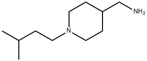 [1-(3-methylbutyl)piperidin-4-yl]methanamine Structural