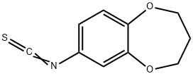 7-isothiocyanato-3,4-dihydro-2H-1,5-benzodioxepine Structural