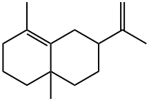 Naphthalene, 1,2,3,4,4a,5,6,7-octahydro-4a,8-dimethyl-2-(1-methylethenyl)- Structural