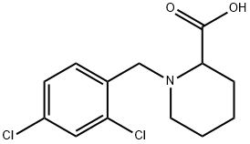 1-[(2,4-DICHLOROPHENYL)METHYL]-2-PIPERIDINECARBOXYLIC ACID