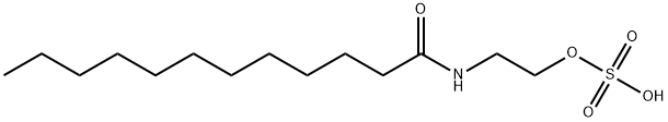 Dodecanamide, N-[2-(sulfooxy)ethyl]- Structural