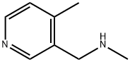 methyl[(4-methylpyridin-3-yl)methyl]amine Structural