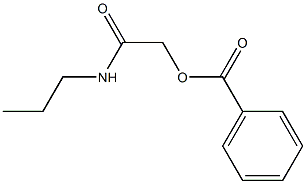 acetamide, 2-(benzoyloxy)-N-propyl- Structural