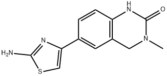 6-(2-amino-1,3-thiazol-4-yl)-3-methyl-1,2,3,4-tetrahydroquinazolin-2-one