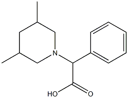 2-(3,5-dimethylpiperidin-1-yl)-2-phenylacetic acid