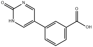 Benzoic acid, 3-(1,2-dihydro-2-oxo-5-pyrimidinyl)- Structural
