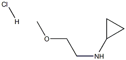 N-(2-methoxyethyl)cyclopropanamine hydrochloride Structural