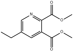 dimethyl 5-ethylpyridine-2,3-dicarboxylate Structural