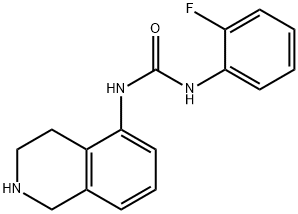 Urea, N-(2-fluorophenyl)-N'-(1,2,3,4-tetrahydro-5-isoquinolinyl)- Structural