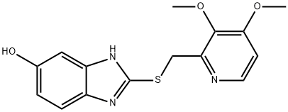 2-(((3,4-dimethoxypyridin-2-yl)methyl)thio)-1H-benzo[d]
imidazol-5-ol Structural