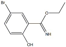 ethyl 5-bromo-2-hydroxybenzimidate Structural