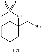 N-[1-(AMINOMETHYL)CYCLOHEXYL]METHANESULFONAMIDE HYDROCHLORIDE Structural