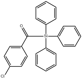 Silane, (4-chlorobenzoyl)triphenyl- Structural