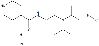 N-{2-[bis(propan-2-yl)amino]ethyl}piperidine-4-carboxamide dihydrochloride Structural