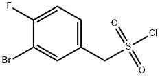 (3-bromo-4-fluorophenyl)methanesulfonyl chloride