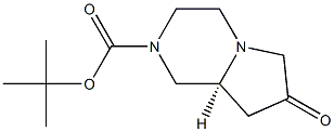 tert-butyl (S)-7-oxohexahydropyrrolo[1,2-a]pyrazine-2(1H)-carboxylate Structural