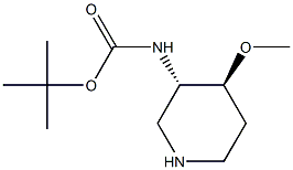tert-butyl N-[trans-4-methoxypiperidin-3-yl]carbamate