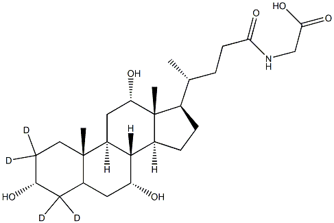 Glycocholic acid-2,2,4,4-d4 Structural