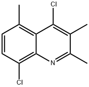 Quinoline, 4,8-dichloro-2,3,5-trimethyl- Structural