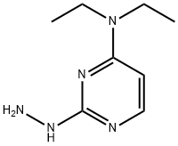 N,N-diethyl-2-hydrazinylpyrimidin-4-amine Structural