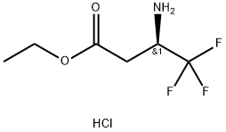 ethyl (R)-3-amino-4,4,4-trifluorobutanoate hydrochloride Structural