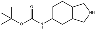 tert-Butyl (octahydro-1H-isoindol-5-yl)carbamate Structural