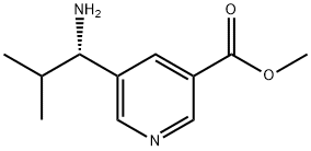METHYL 5-((1S)-1-AMINO-2-METHYLPROPYL)PYRIDINE-3-CARBOXYLATE