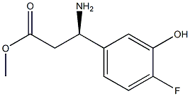 METHYL (3R)-3-AMINO-3-(4-FLUORO-3-HYDROXYPHENYL)PROPANOATE