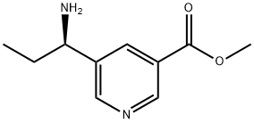 METHYL 5-((1R)-1-AMINOPROPYL)PYRIDINE-3-CARBOXYLATE